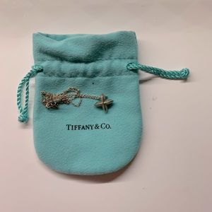 Tiffany&co Silver cross necklace